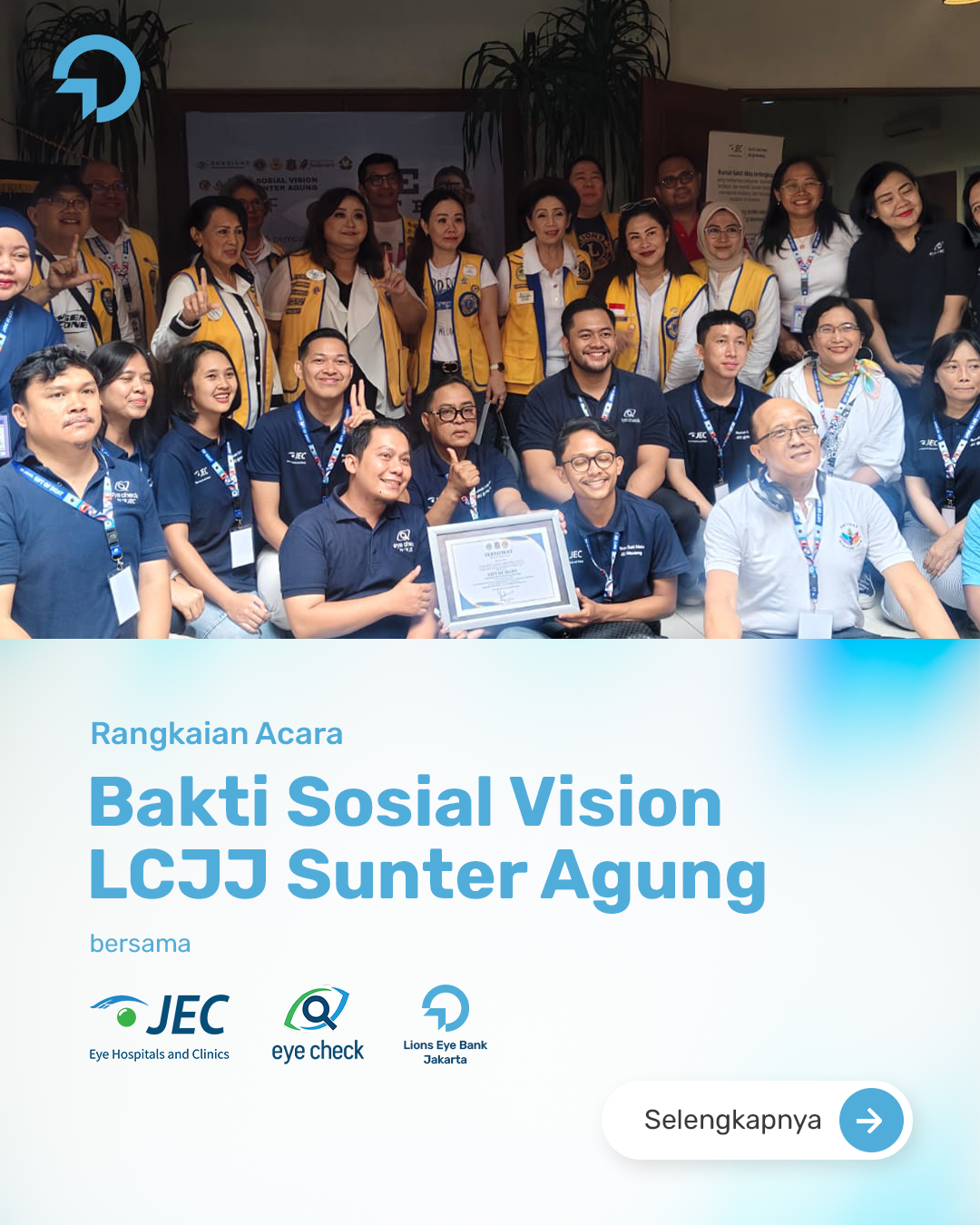 Bakti Sosial Vision LCJJ Sunter Agung di GKJ Jakarta Rawamangun